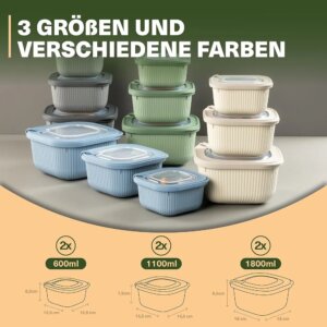 طقم تبروير  مع غطا تنفيسة Food Storage Containers