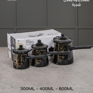 طقم ركاوي معدن شجرة Coffee pot momaz