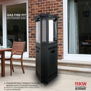 دفاية غاز كبيرة مربعة Stainless steel Burner