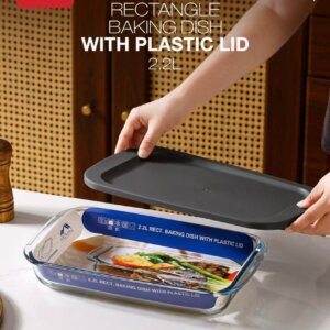صينية فرن مستطيل مع غطا موماز Baking Dish with plastic led
PRX013