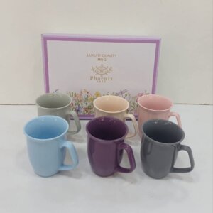 دزينة ماغات ملونة Mug set