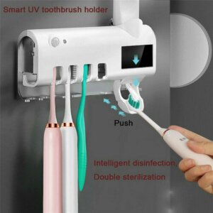حاملة فرشاة الأسنان UV Light Toothbrush Dispenser