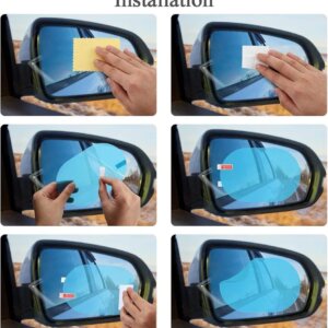 لزقة ضد الماء Anti-Rain Car Side Mirror Film