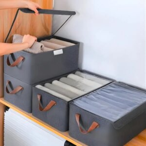 سلة توضيب ثياب مع غطا Foldable Clothes Storage