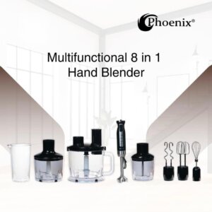 محضرة طعام فونيكس ٨ب١ Multifunctional Hand blender