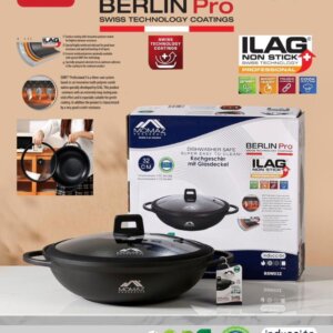 مقلاية صاج غطاء زجاج موماز Saj frying pan