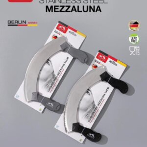سكين تبولة مسكتين Stainless steel mezzaluna