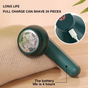 إزالة الوبر المحمولة _ Rechargeable portable lint remover