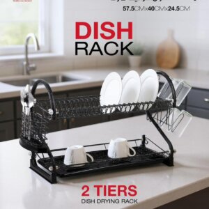 مشك جلي طبقتين موماز ستانلس  _ Dish rack 2 layers 
Momaz