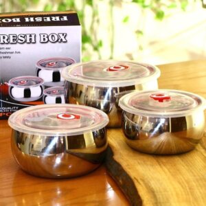 طقم جاطات ستانلس ٣ قطع _Box stainless