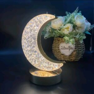 لمبدير تاتش  _ star moon table lamp