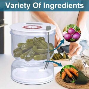 تبرويل مخلل جيبي _ Dry and wet pickle separation jar