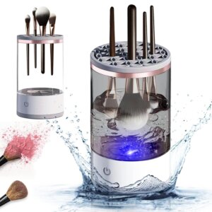 مكنة تنظيف فراشي المكياج _ Portable Electric Makeup Brush Cleaner