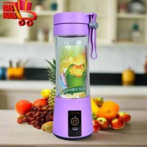 Plastic fruit juicer portable with USB _ خلاط محمول