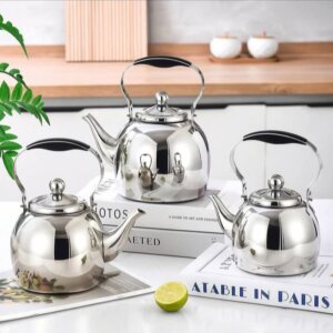 طقم إبريق شاي ميتو - stainless steel kettle