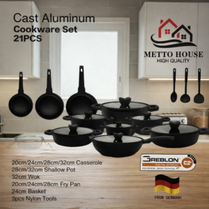 طقم طناجر ميتو ٢١ قطعة Cook ware set